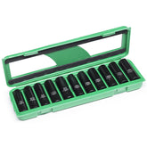 11 Piece 1/2 Inch Drive SAE & Metric Impact Deep Socket Set - 58112